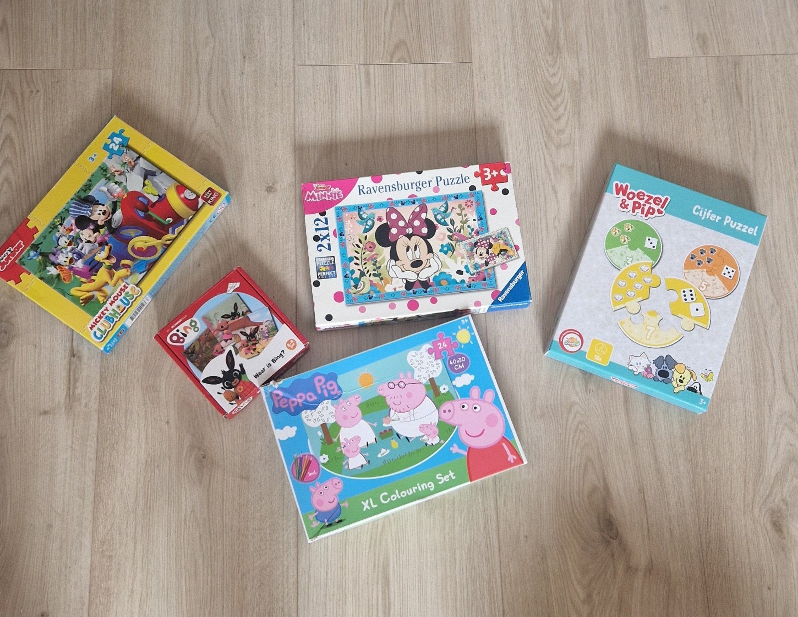 Diverse complete puzzels vanaf 2 jaar. Gratis!, Ophalen