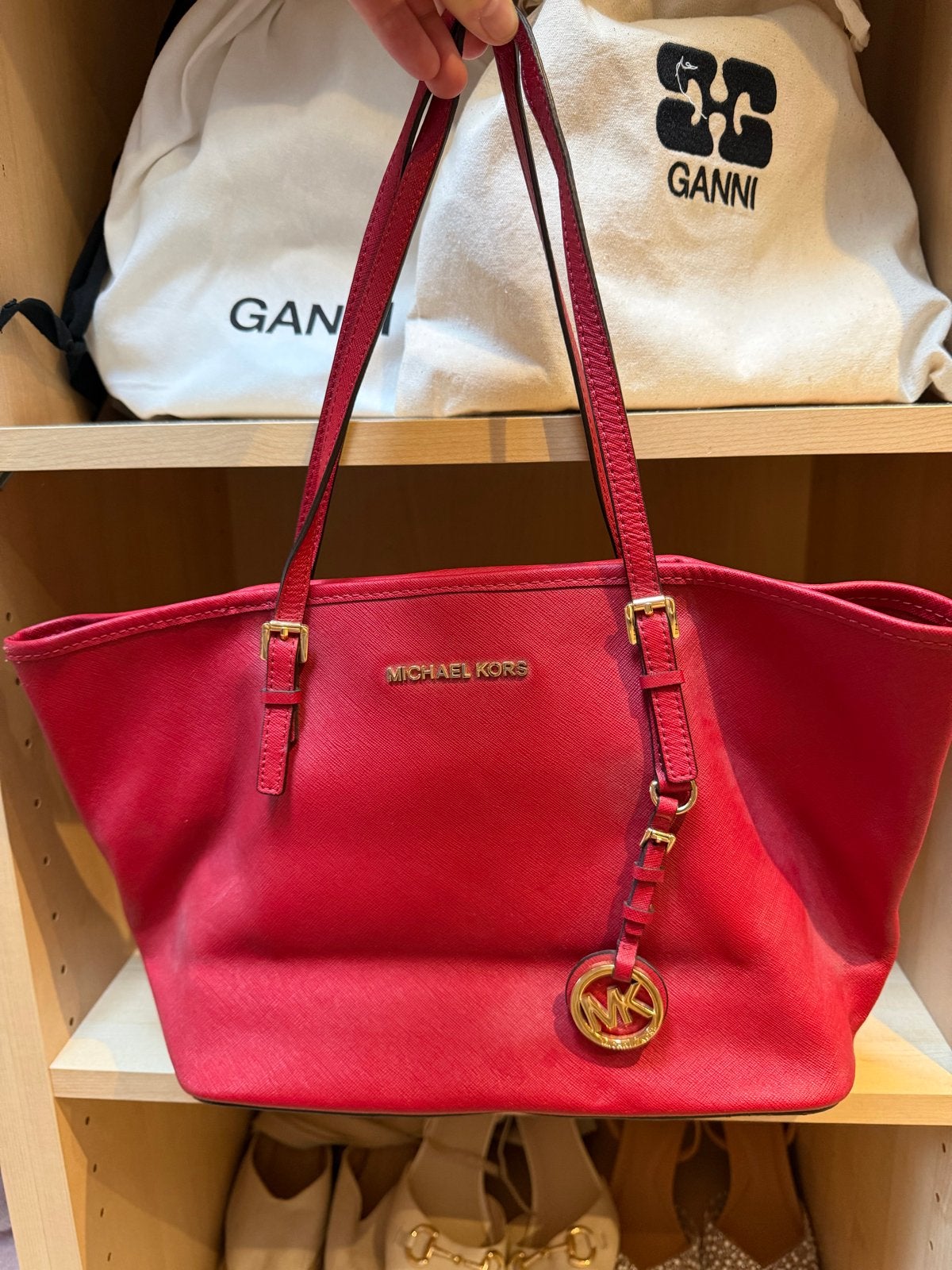 Michael Kors Shopper - Rood, Ophalen, Gebruikt, Rood, Shopper