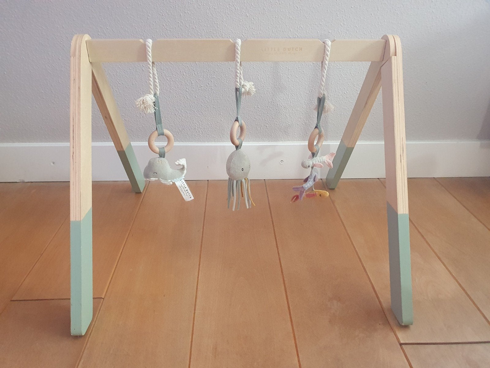 Houten Babygym met Speeltjes - Little Dutch, Ophalen, Gebruikt, Babygym