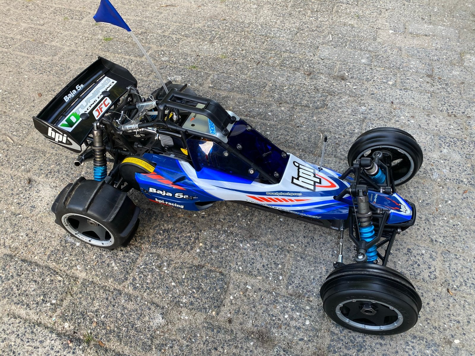 HPI Baja 5b SS 32cc - Compleet met extra's, Ophalen, Benzine, Gebruikt, Auto offroad