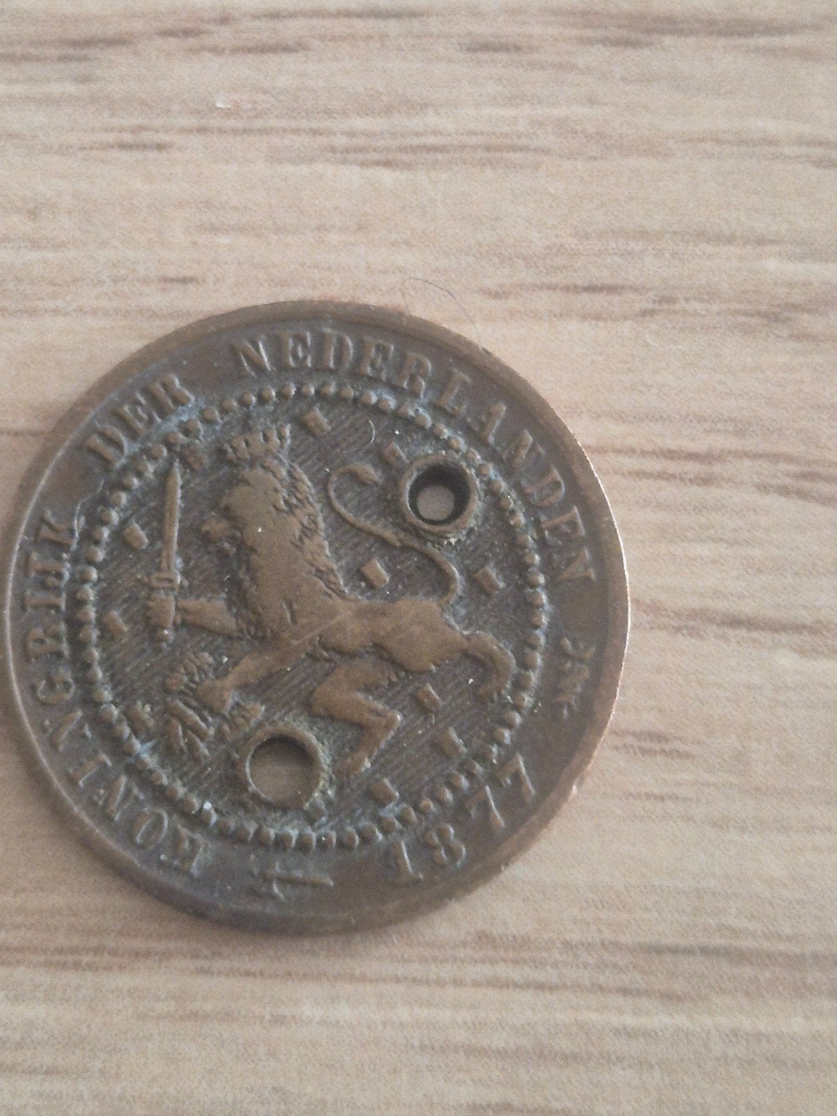 1 Gulden Cent uit 1877, Postzegels en Munten, Munten | Nederland, Ophalen of Verzenden, Koning Willem III