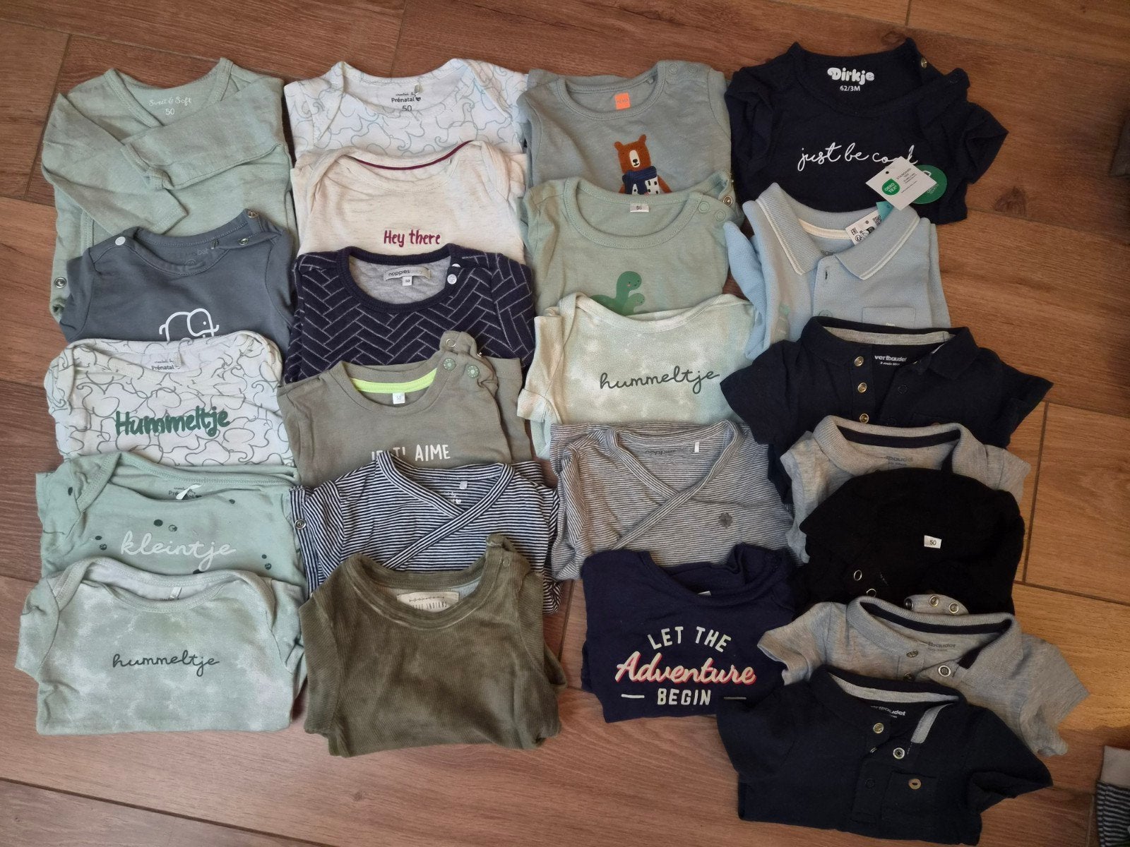 Grote partij babykleding maten 50/56/62 - Diverse merken, Ophalen of Verzenden, Zo goed als nieuw, Overige maten