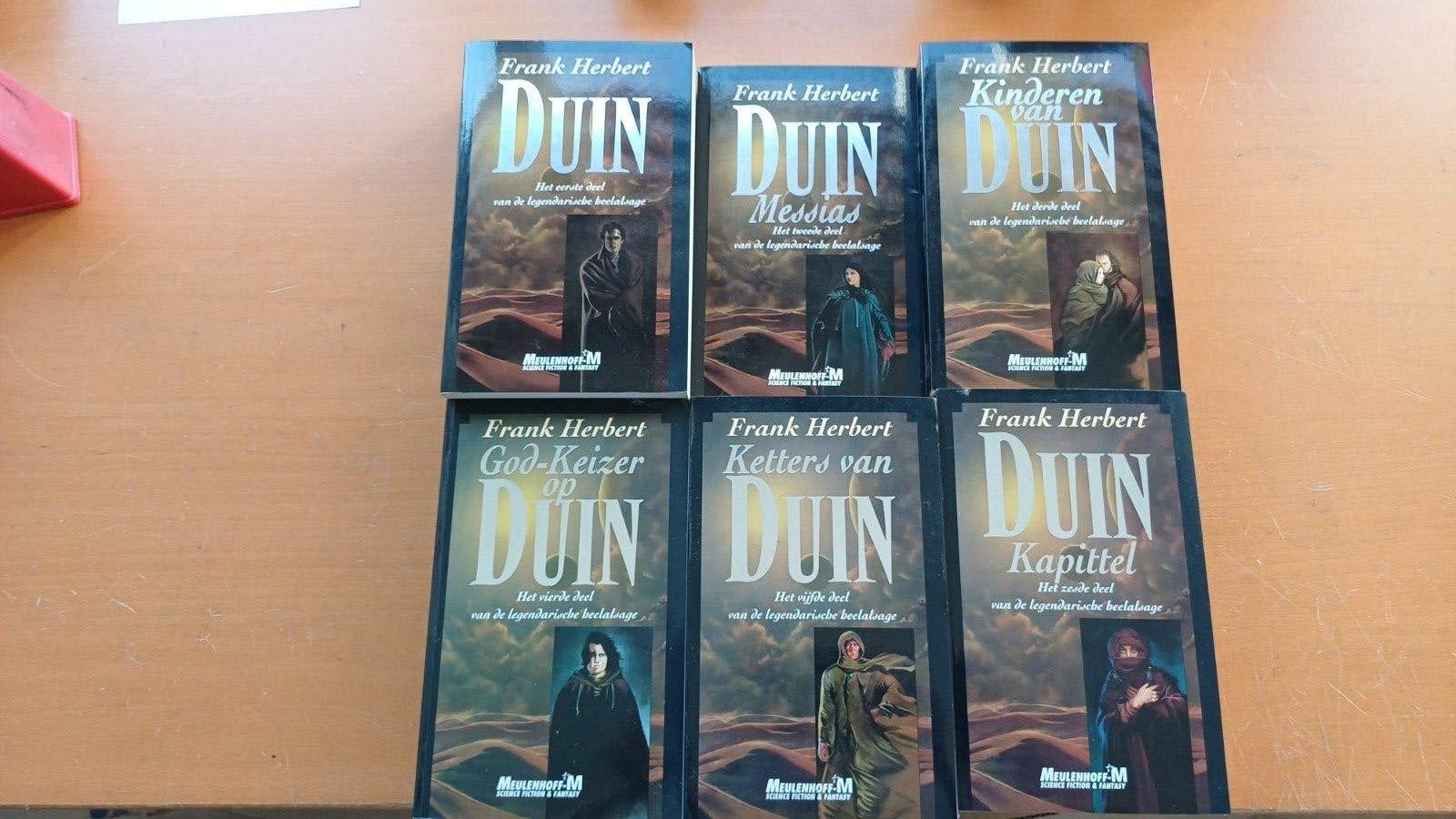 Frank Herbert - Duin Saga Deel 1 t/m 6, Boeken, Ophalen of Verzenden, Zo goed als nieuw, Frank Herbert