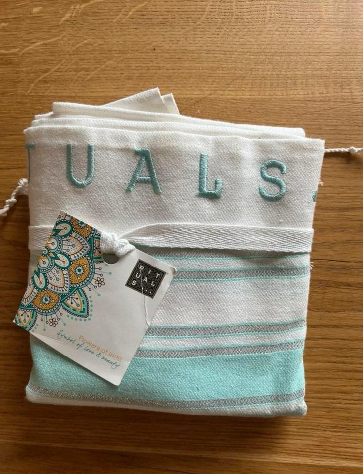 Rituals Flowers of India Hammam doek strandlaken 🩵😎 Nieuw!, Ophalen of Verzenden, Nieuw, Overige typen