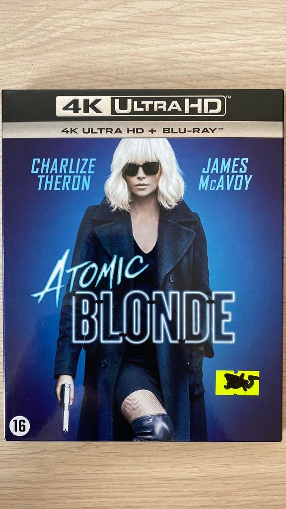 Atomic blonde 4K blu ray NL versie met slipcover, Ophalen of Verzenden, Zo goed als nieuw, Actie