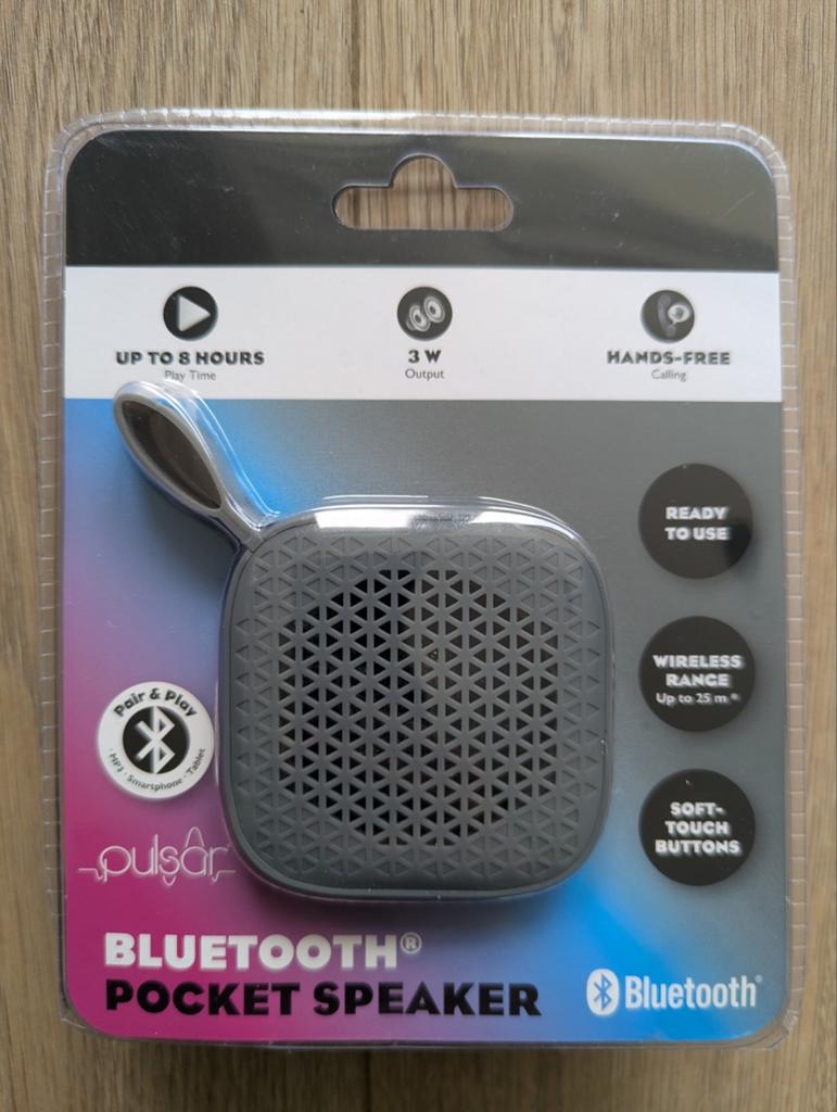Nieuw: Pulsar Bluetooth Pocket Speaker, Overige typen, Nieuw, Minder dan 60 watt, Ophalen