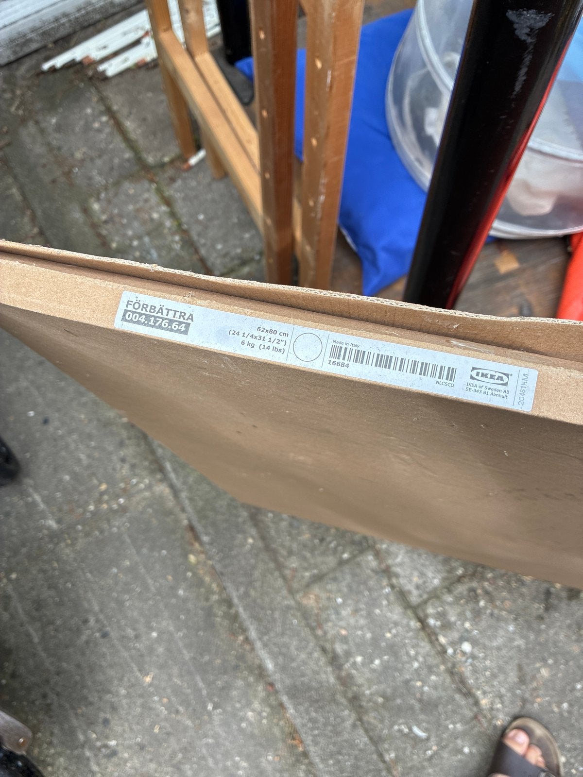 IKEA FÖRBÄTTRA Paneel 62x80 cm, Ophalen, Nieuw