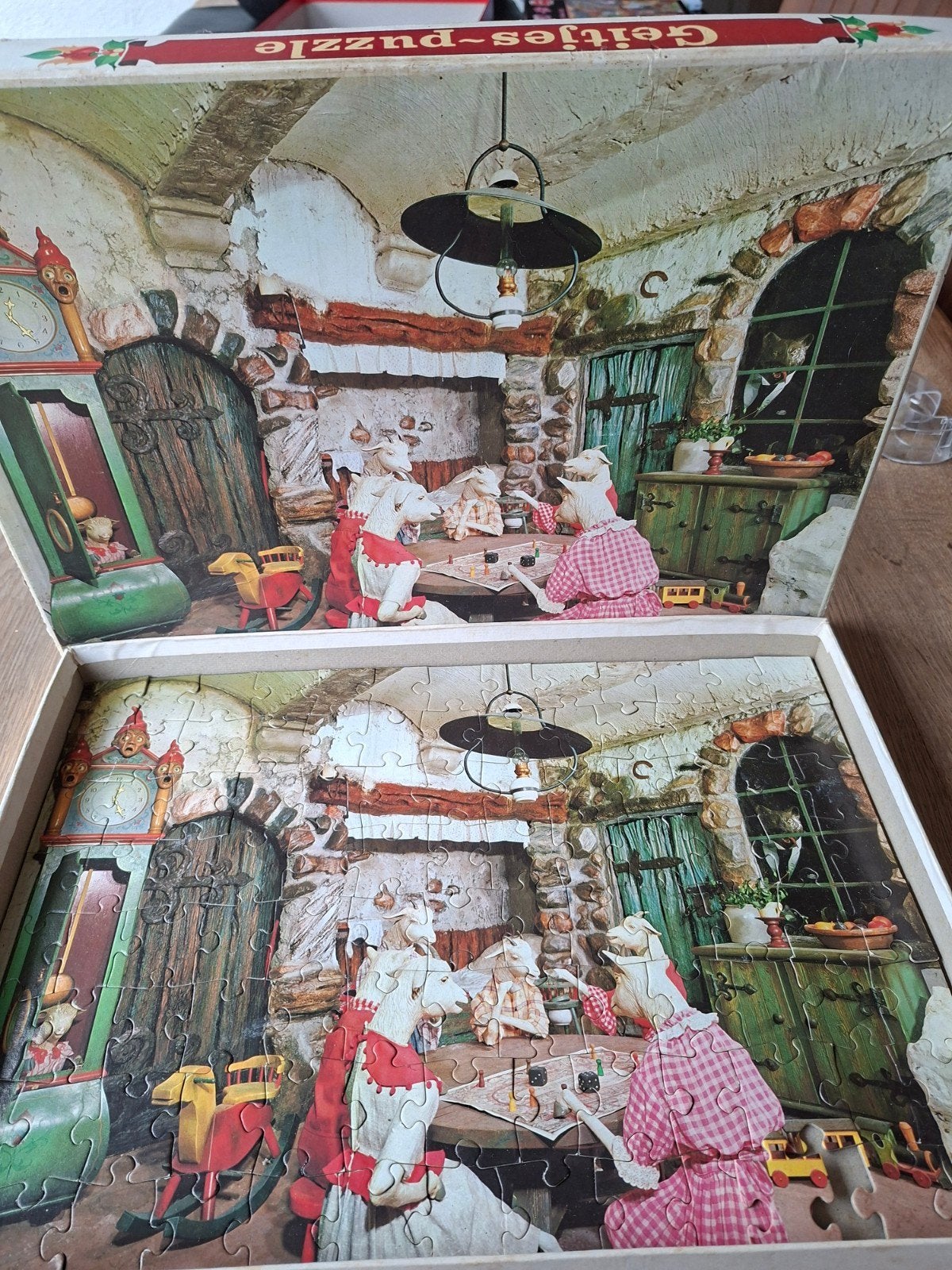 kinderpuzzels, Ophalen