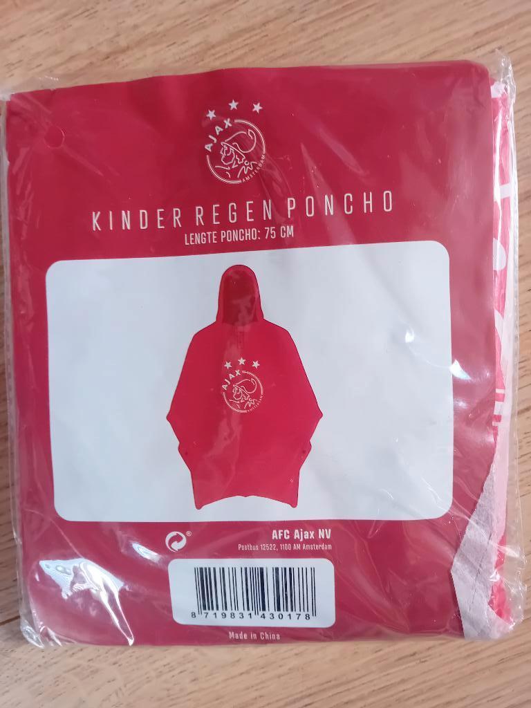 AJAX kinder regen poncho NIEUW!, Ophalen of Verzenden, Nieuw, Ajax