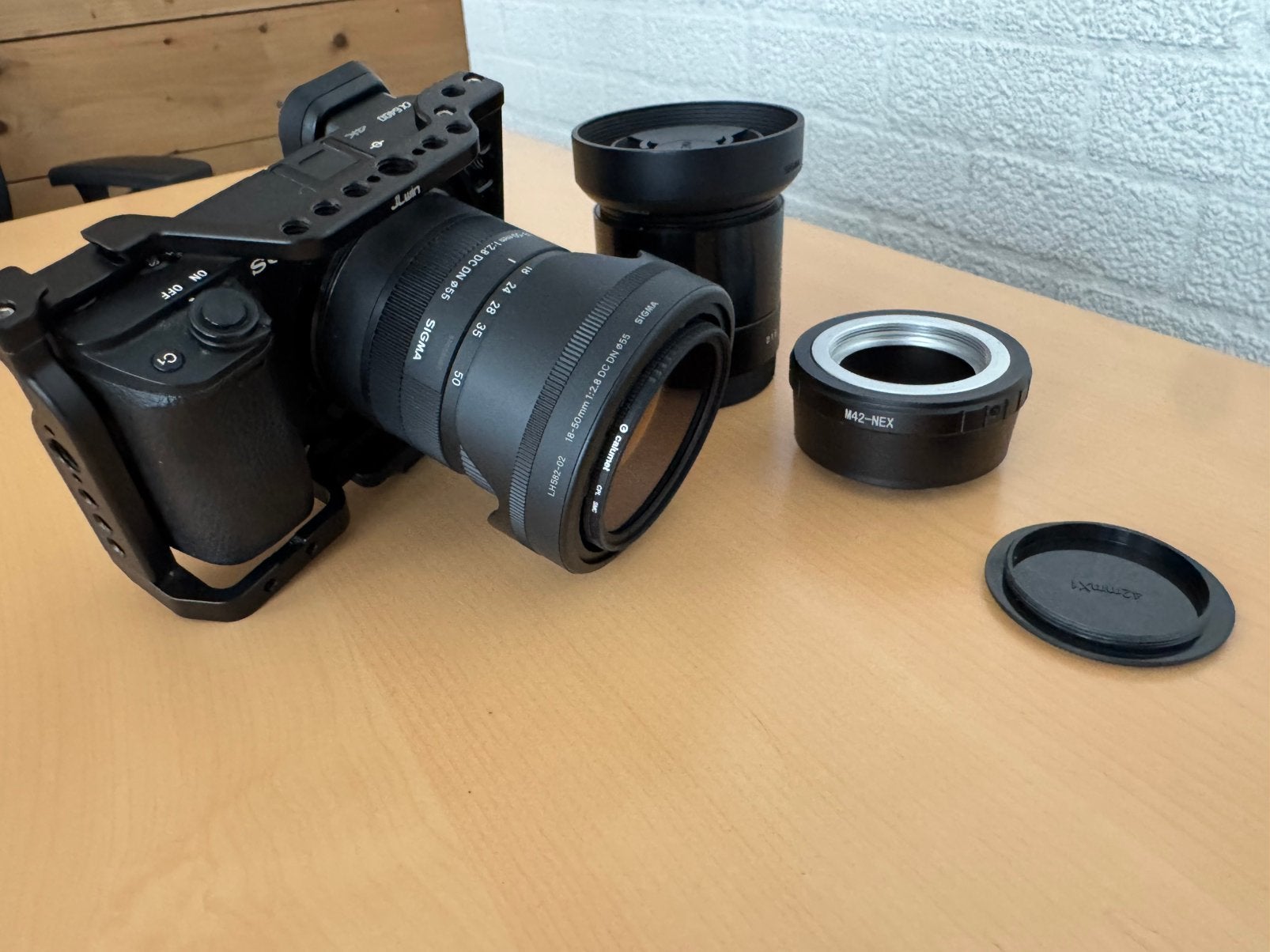 Canon A6400 inclusief toebehoren, Spiegelreflex, Canon, Ophalen of Verzenden, Zo goed als nieuw