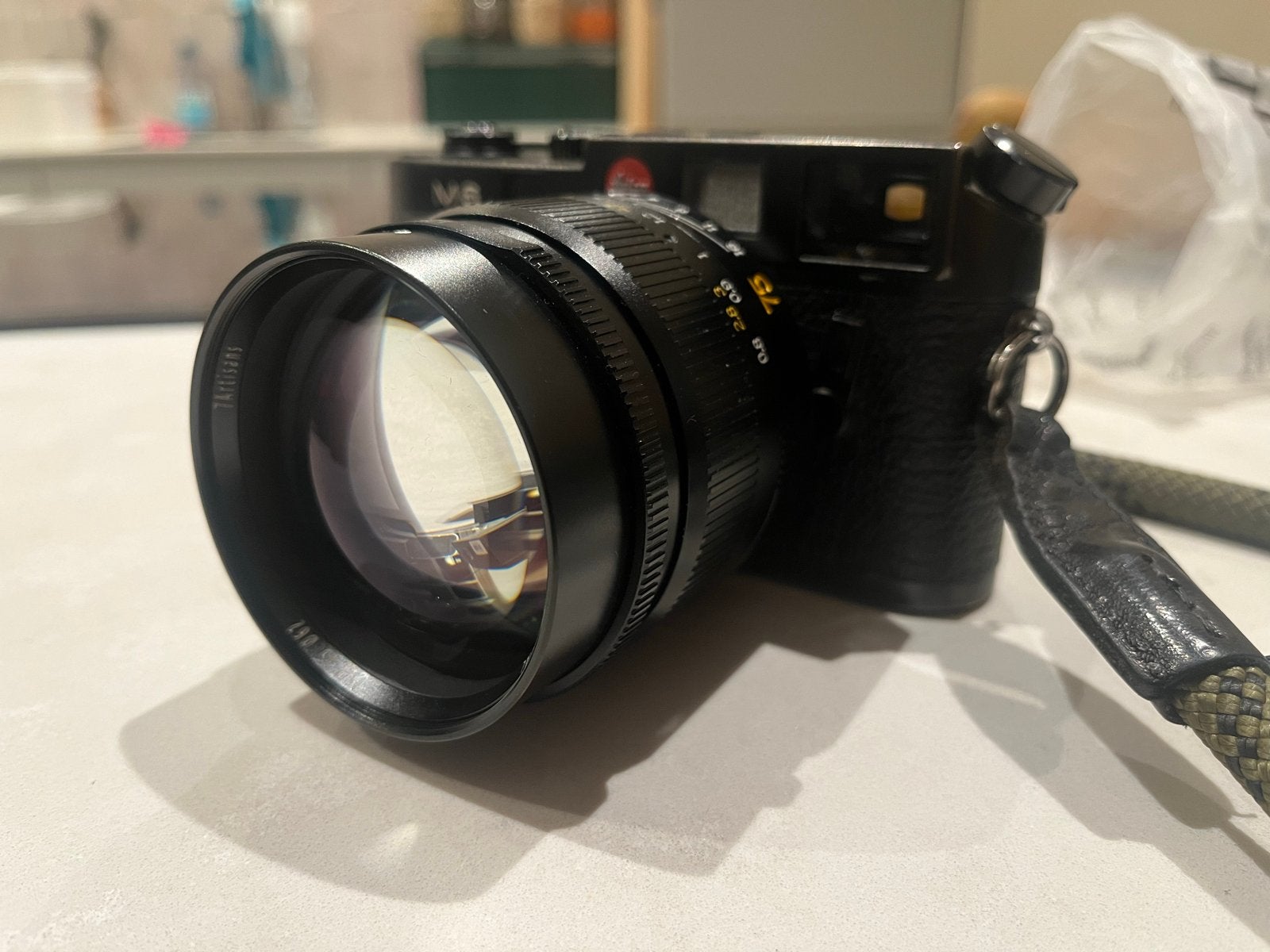 7Artisans 75mm F1.25 Leica M-vatting lens (Nieuw), Ophalen of Verzenden, Nieuw, Telelens