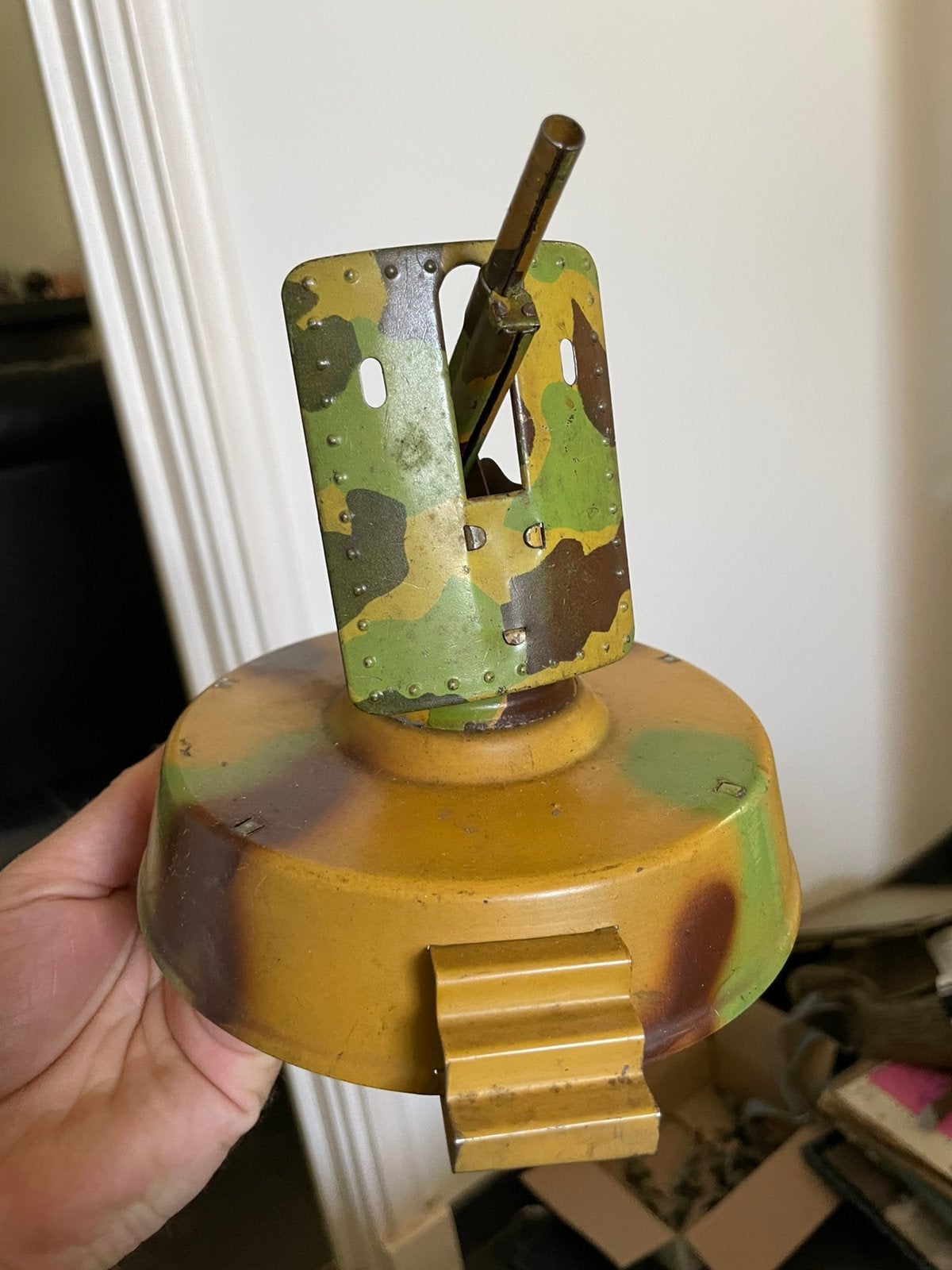 Hausser flak op sokkel, Ophalen of Verzenden