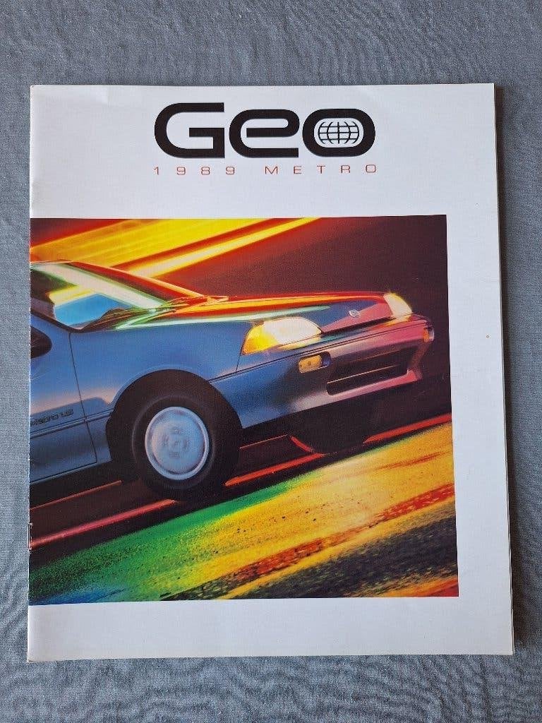 Brochure GEO METRO - 1989 USA, Verzenden, Gelezen, Overige merken