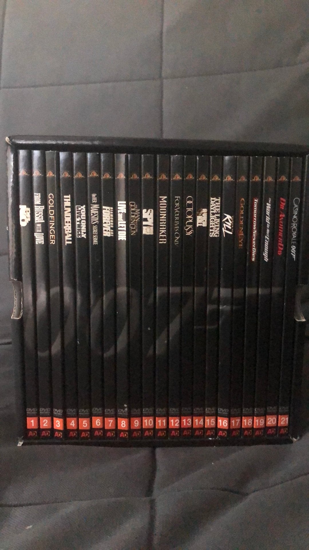 James Bond serie op DVD, Vanaf 12 jaar, Ophalen, Zo goed als nieuw, Natuur