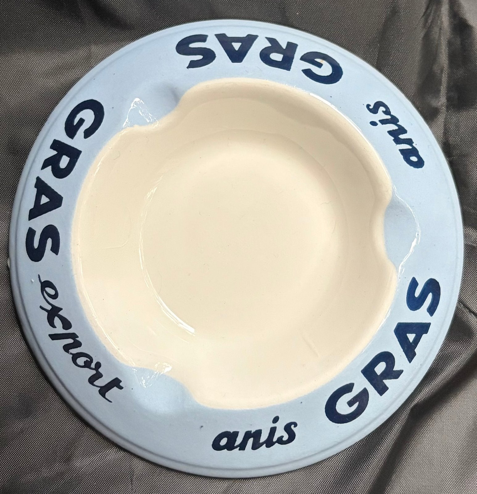 Gras Anis Pastis asbak porcelain, Ophalen of Verzenden, Gebruikt, Gebruiksvoorwerp
