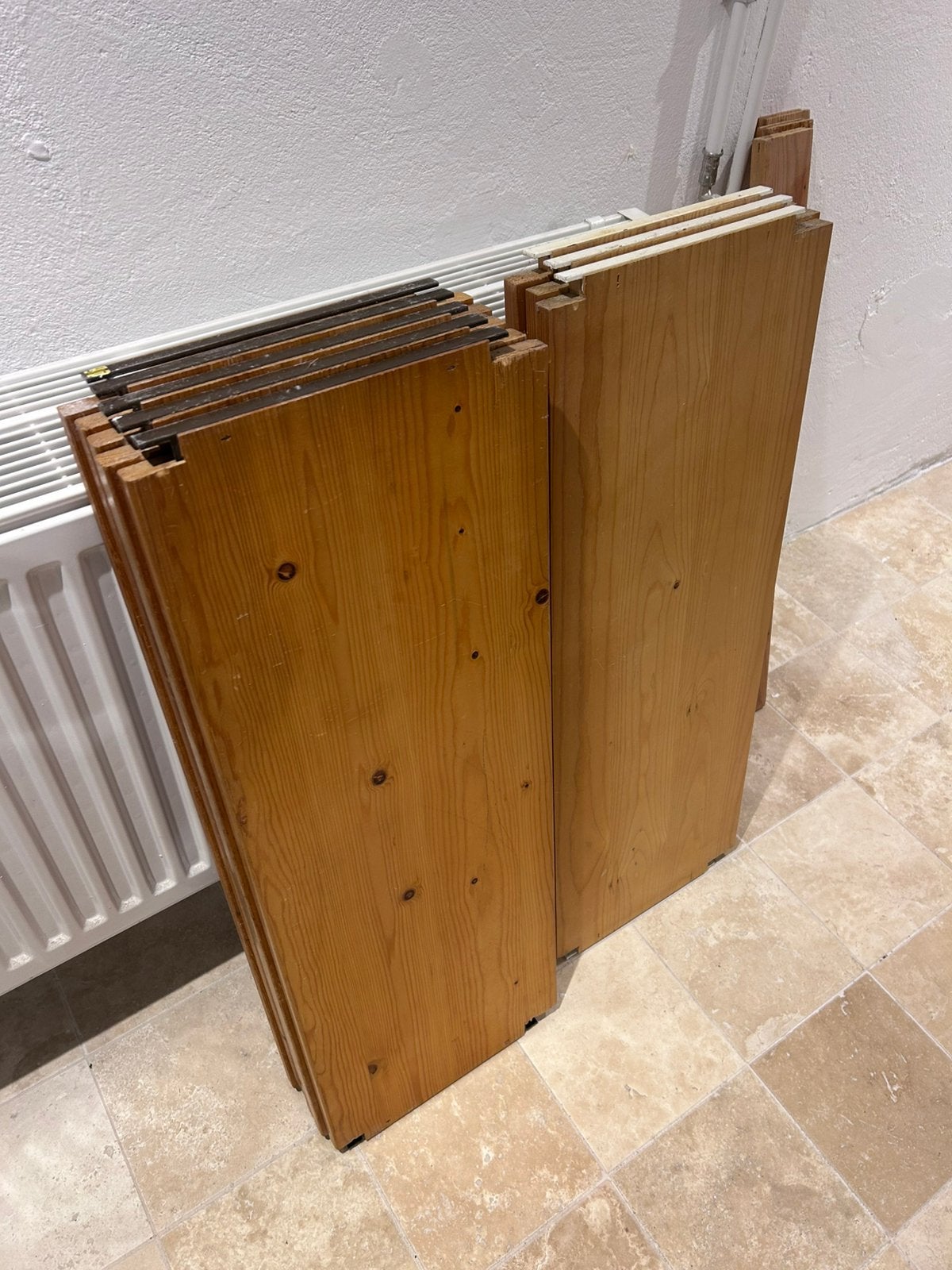 Lundia 8 schappen 80x30 en 3 plinten 80cm, Ophalen, Gebruikt