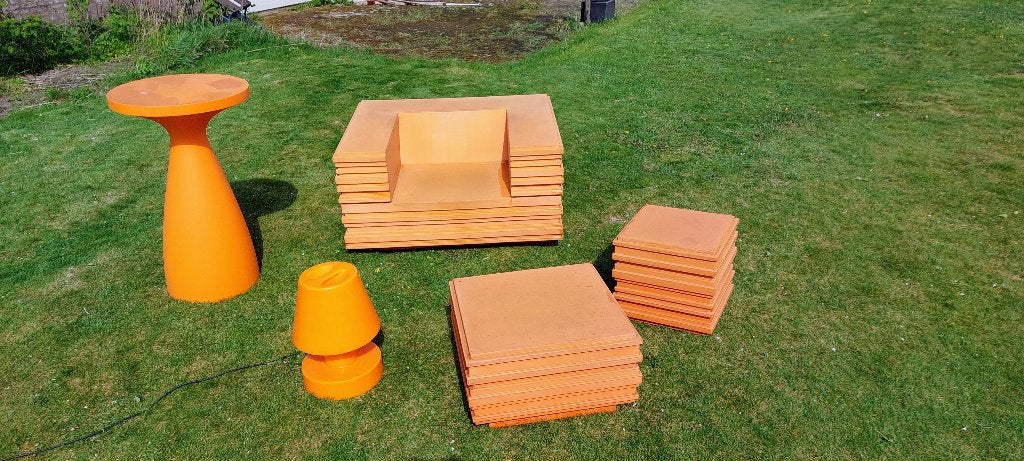 Tuin meubels, Tuin en Terras, Kunststof, Gebruikt, Bank, Loungeset