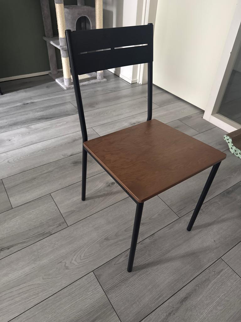 4 IKEA stoelen, zo goed als nieuw, Zwart, Ophalen of Verzenden, Zo goed als nieuw, Vier