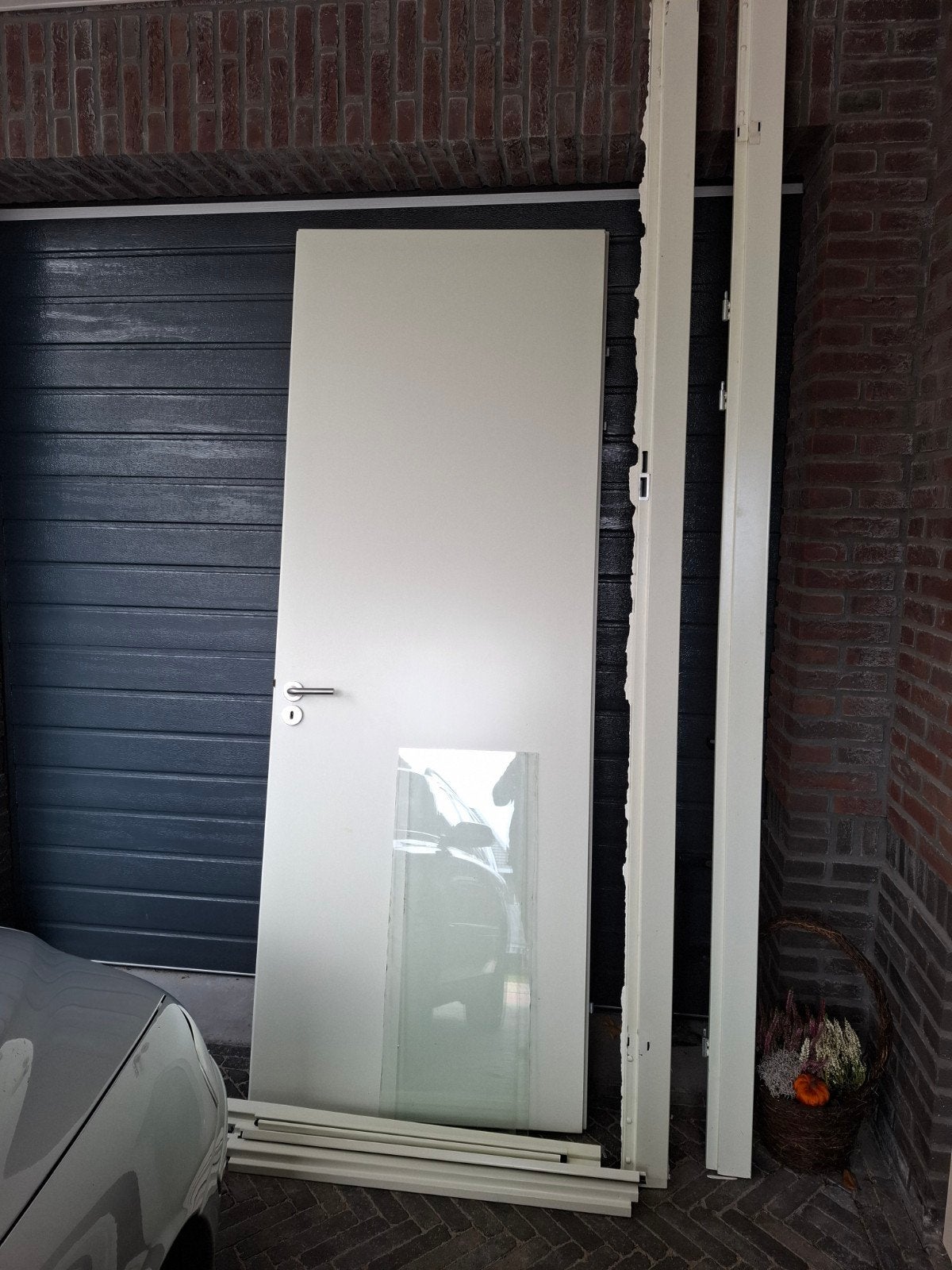 Binnendeur met bovenraam, Ophalen