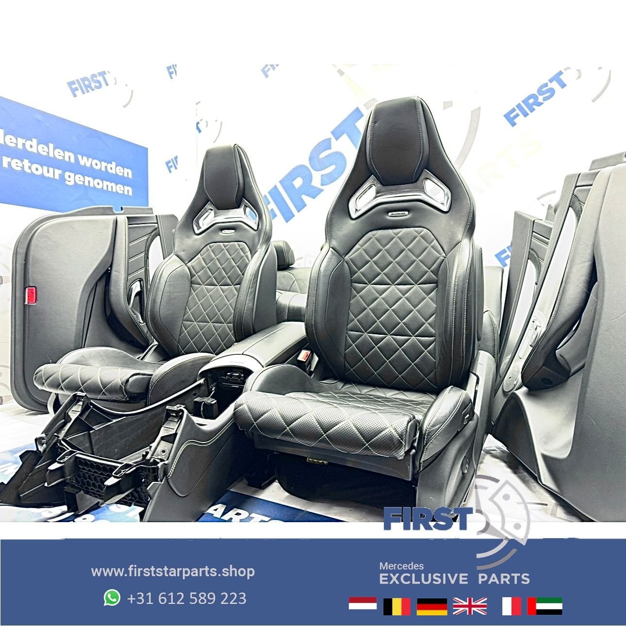 W253 GLC 63 AMG interieur Mercedes GLC63 stoelen Edition 1 b, Auto-onderdelen, Interieur en Bekleding, Gebruikt, -, Ophalen of Verzenden