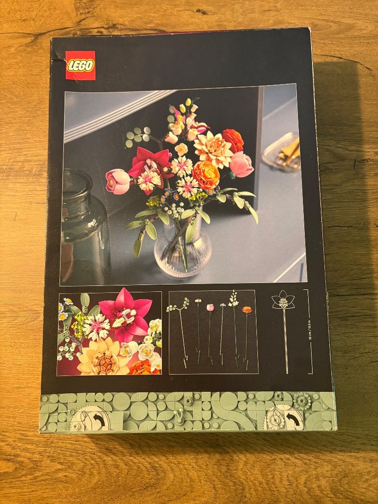 NIEUW | LEGO | 10342 | Botanicals Pretty Pink Flower Bouquet, Overige thema's, Nieuw, Ophalen of Verzenden, Complete set