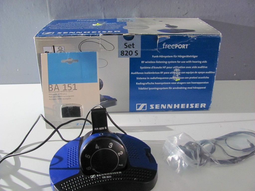 Sennheiser set 820 S radiografische hoorsysteem, Ophalen of Verzenden, Zo goed als nieuw