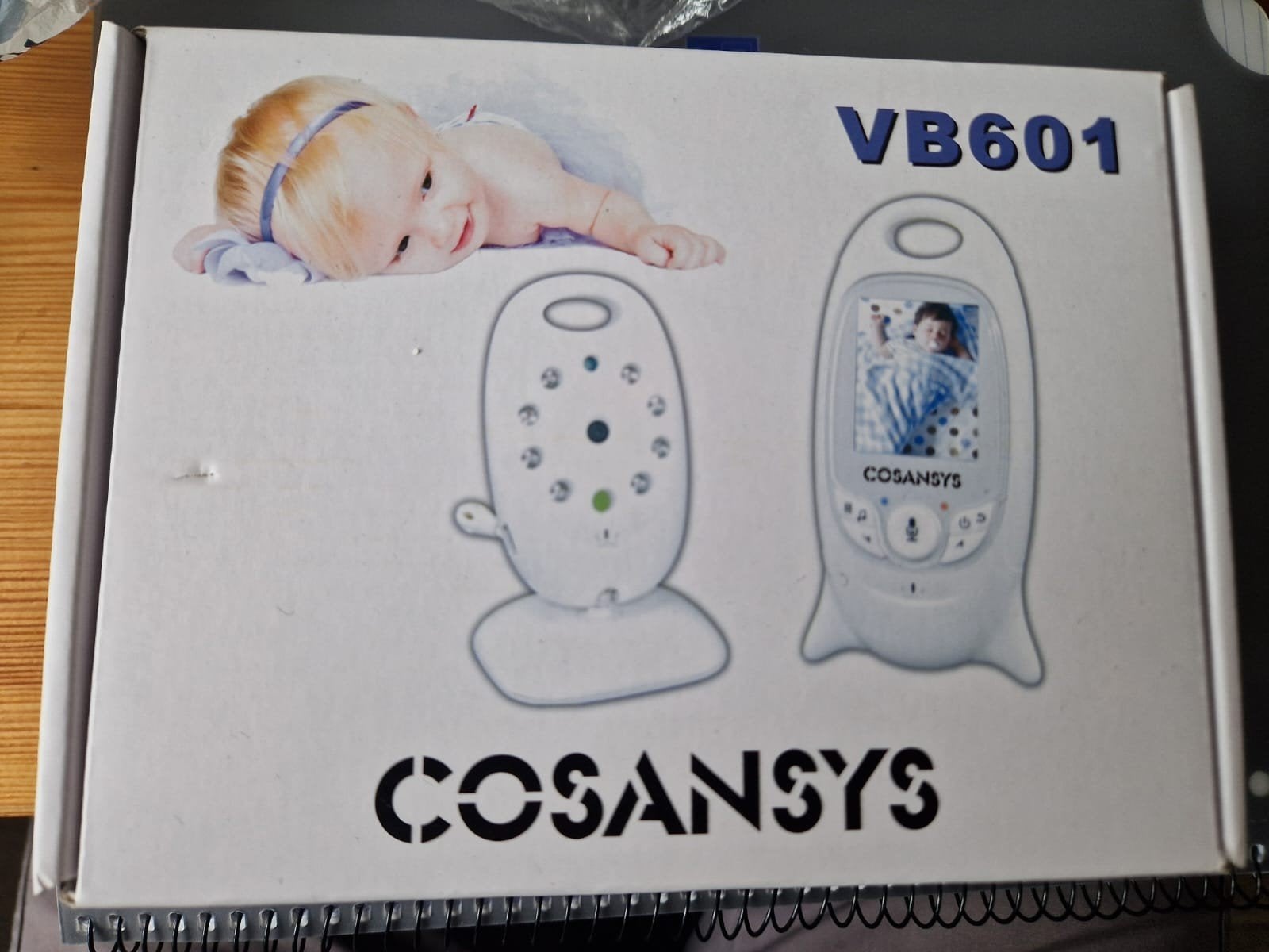 Cosansys VB601 babyfoon met camera – zo goed als nieuw, Ophalen, Zo goed als nieuw, 250 meter of meer, Camera