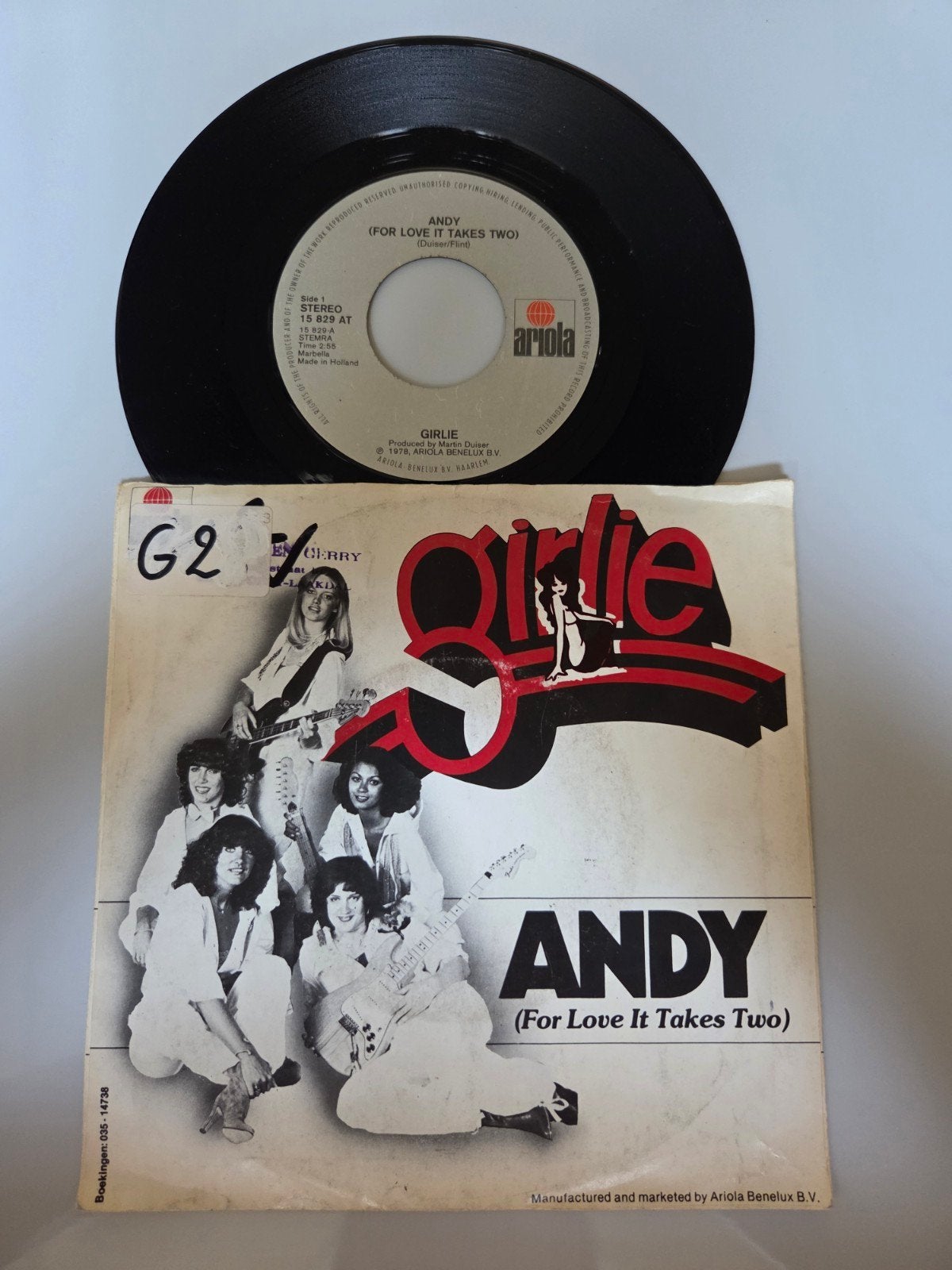 Girlie - Andy (For love it takes two), Ophalen of Verzenden, Gebruikt, 7 inch, Pop
