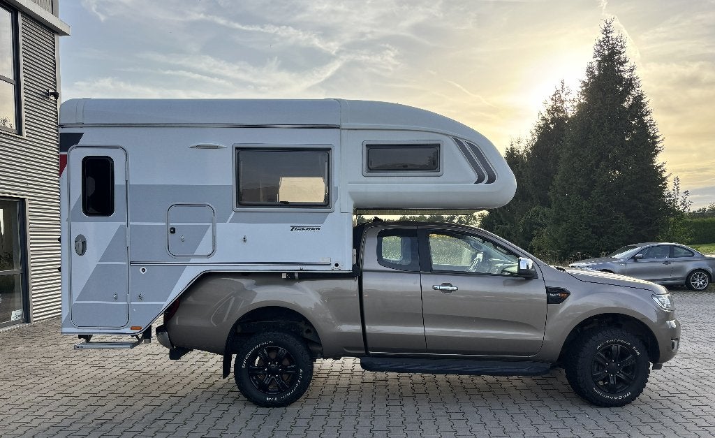 Ford Ranger met Tischer 260S Camperunit | Grijs kenteken, Caravans en Kamperen, Campers, Buscamper of Camperbus, Ringverwarming