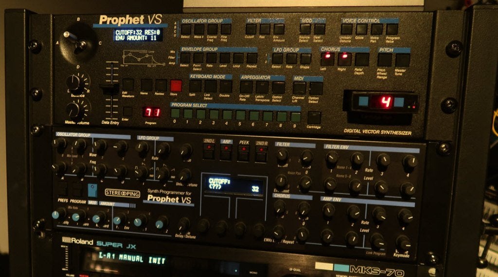 SCI Prophet VS Rack Synth + Stereoping  + Multi-card, Ophalen, Zo goed als nieuw, Overige aantallen, Overige merken