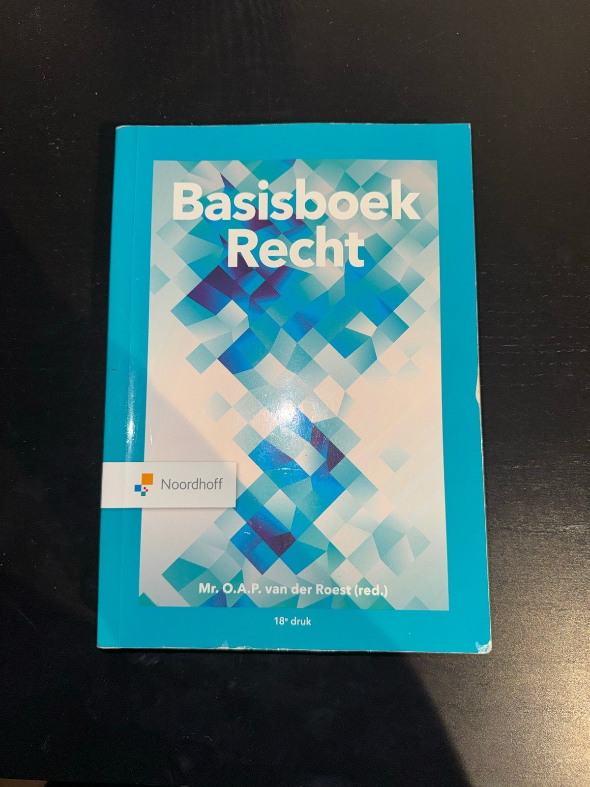 Basisboek Recht - 18e druk, Boeken, Studieboeken en Cursussen, Ophalen of Verzenden, Gamma, Gelezen, HBO