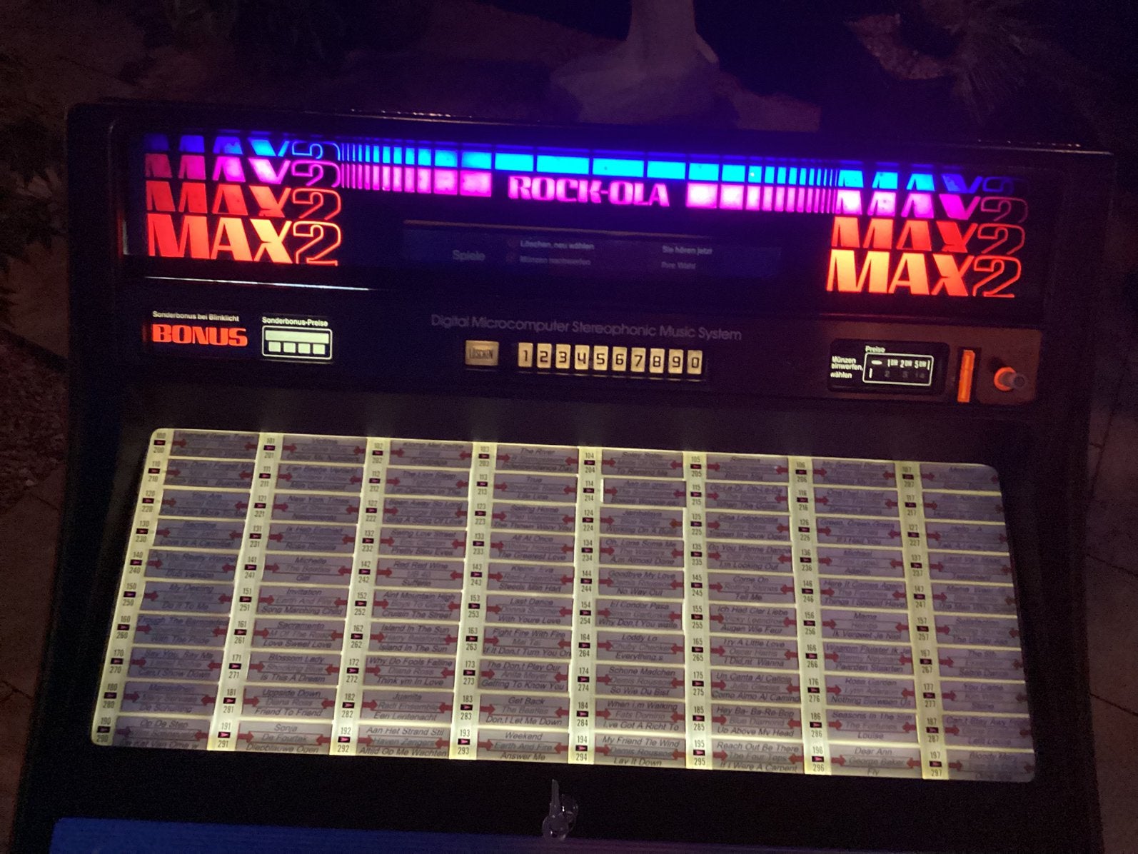 Rock-Ola MAX 2 jukebox., Ophalen, Gebruikt, 1970 tot heden, Rock Ola