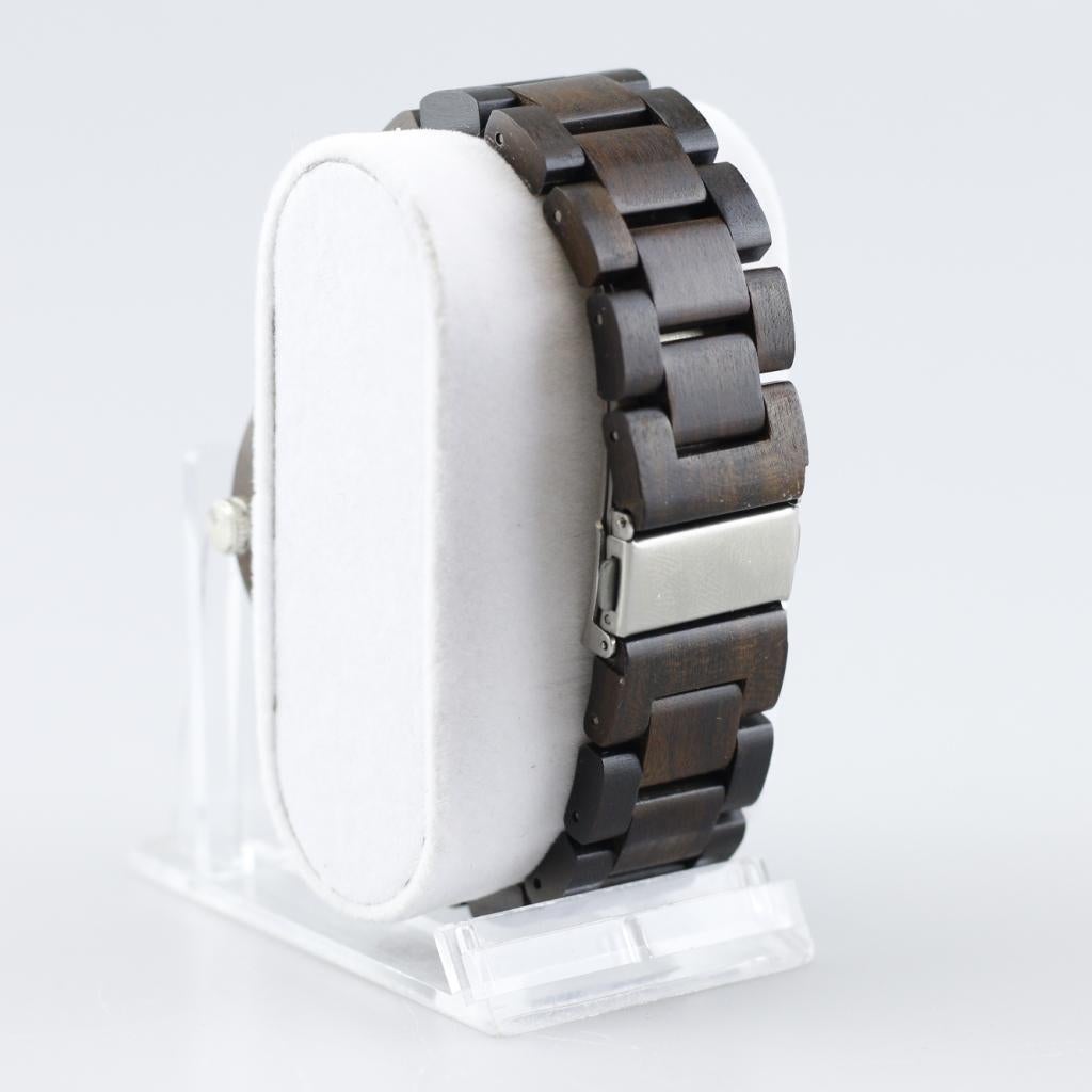 AG Woodwatch Donkerbruin, Sieraden, Tassen en Uiterlijk, Horloges | Heren, Flex Ltd., Zo goed als nieuw, https://flex.com/contact-us