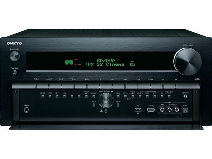 Krachtige Onkyo TX-NR818 Home Cinema receiver SpotifyConnect, 7.1-systeem, Gebruikt, 70 watt of meer, Overige spelers