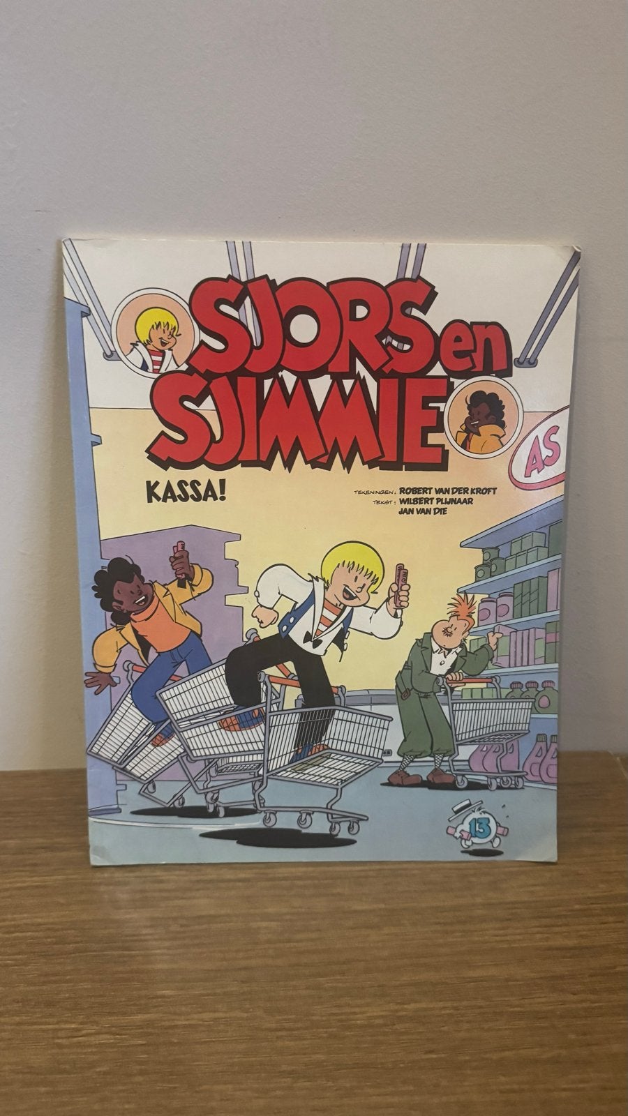 Sjors en Sjimmie - Kassa! (Stripboek) deel 13 1987, Eén stripboek, Ophalen of Verzenden, Gelezen