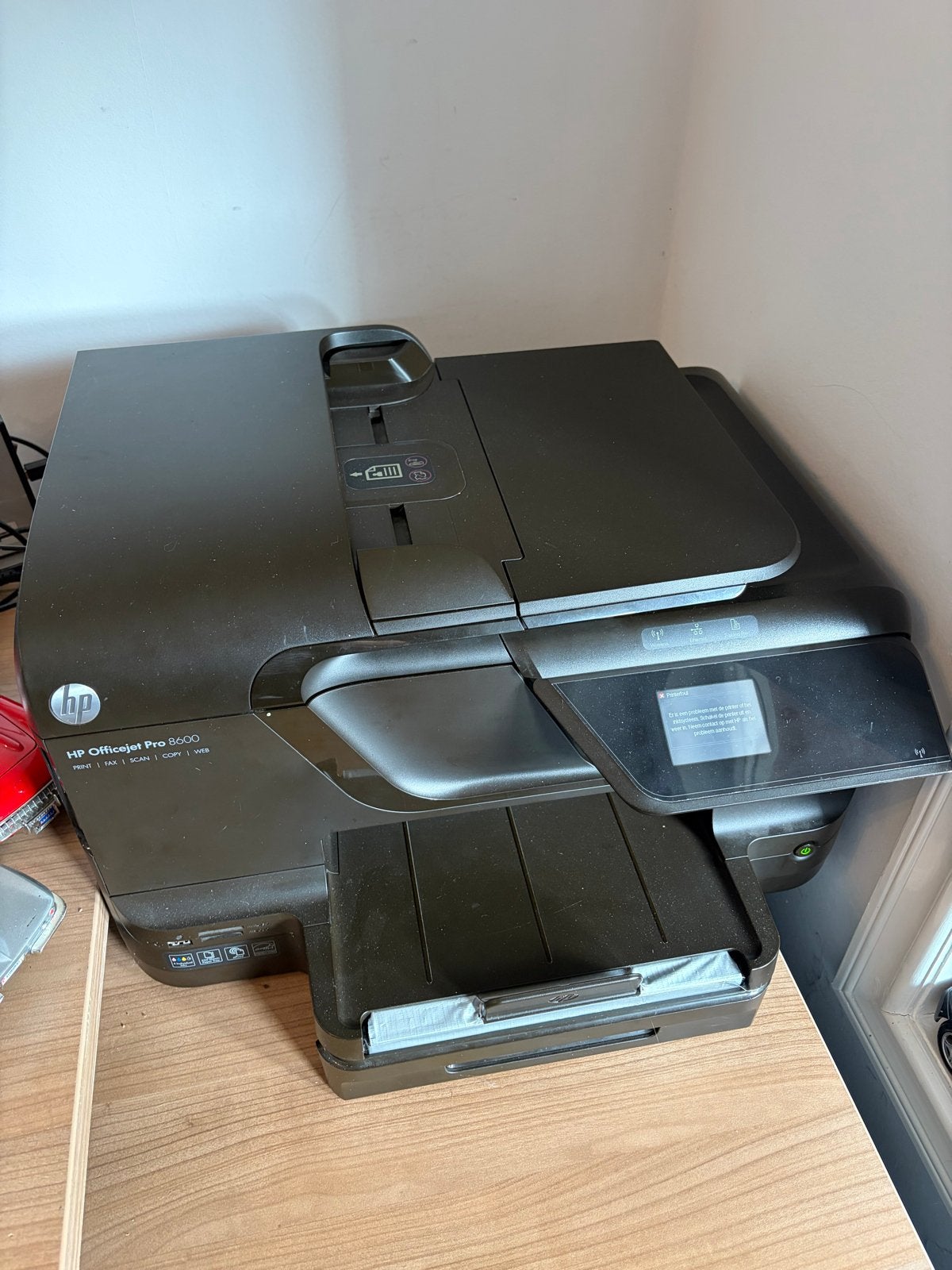 HP Officejet Pro 8600 met printfout - gratis af te halen, Computers en Software, Ophalen, Faxen, Inkjetprinter, All-in-one