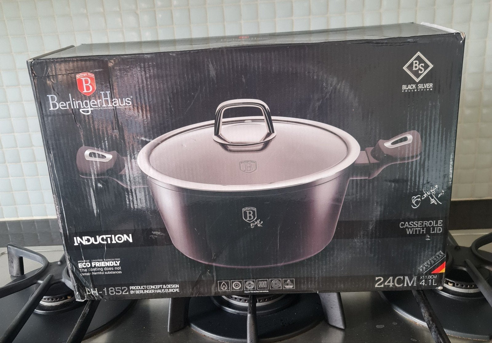 Berlinger Haus 24 cm Kookpan Braadpan, Huis en Inrichting, Keuken | Potten en Pannen, Nieuw, Ophalen of Verzenden, Rvs, Kookpan