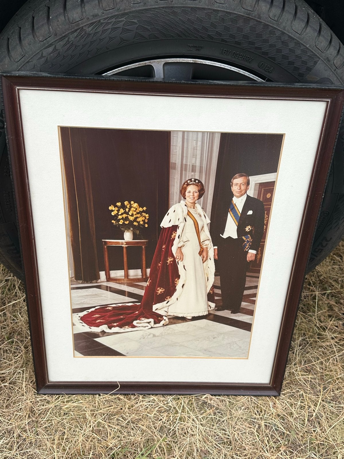 Statieportret Koningin Beatrix en Prins Claus, Ophalen, Gebruikt, Nederland, Kaart, Foto of Prent
