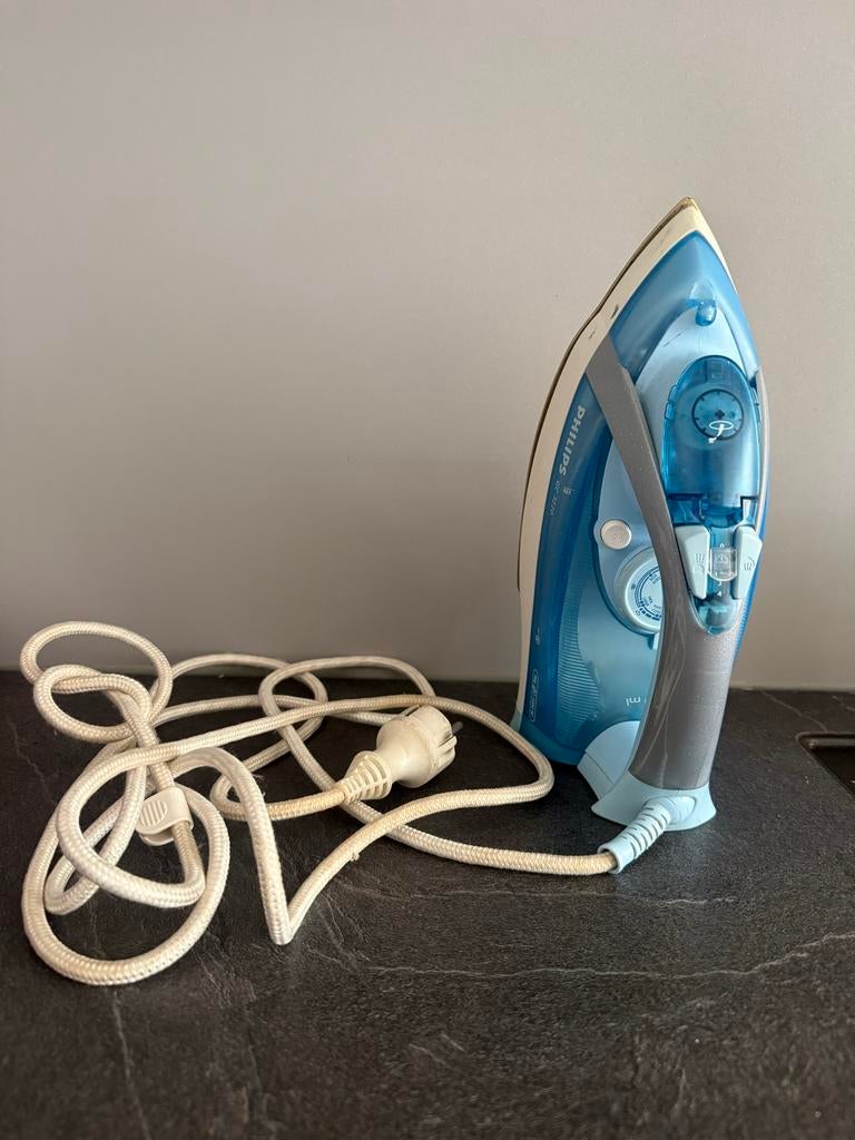 Philips GC 3220 Strijkijzer - Blauw/Wit, Witgoed en Apparatuur, Strijkijzers en Strijkplanken, Ophalen of Verzenden, Gebruikt