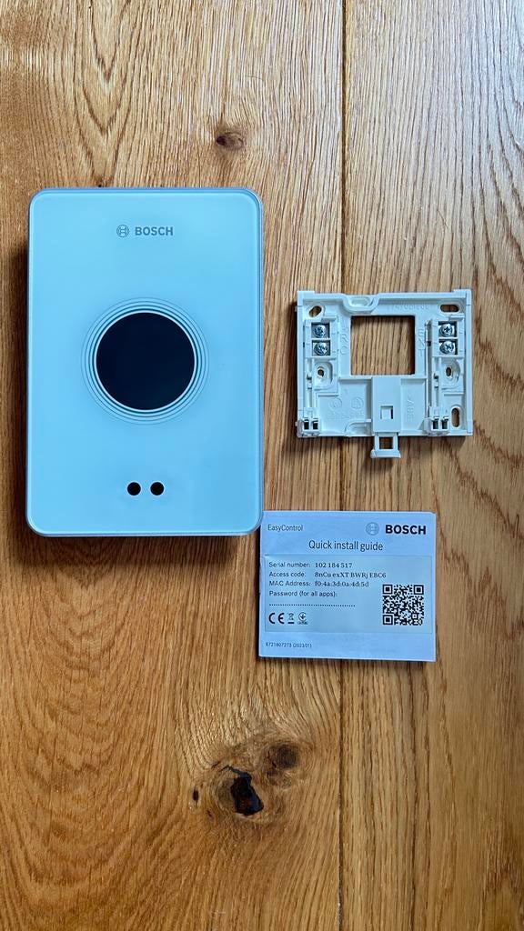 Bosch EasyControl CT200 Slimme Thermostaat Wit MET Garantie, Doe-het-zelf en Verbouw, Thermostaten, Ophalen of Verzenden, Slimme thermostaat