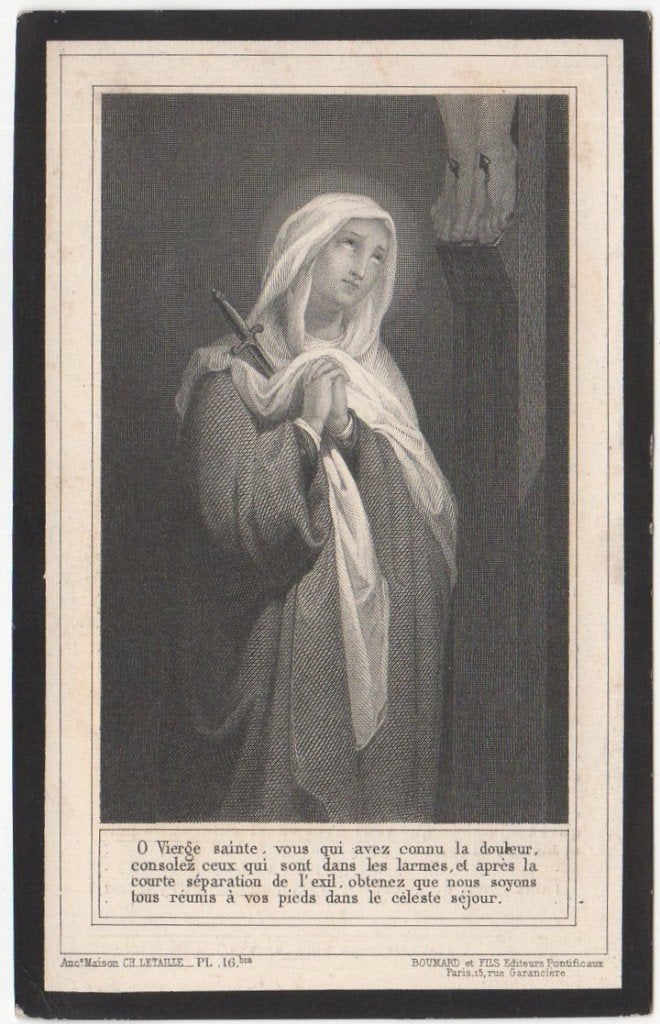 Francoise A.C. Stans 1833 + 1906 Anvers, 72 jaar oud, Ophalen of Verzenden