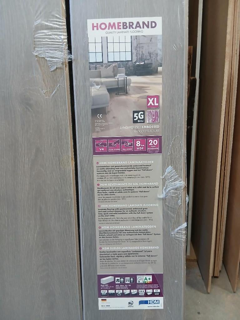 Laminaat Homebrand Las Vegas (2 pakken), Ophalen, 50 tot 150 cm, Nieuw, 5 tot 10 m²