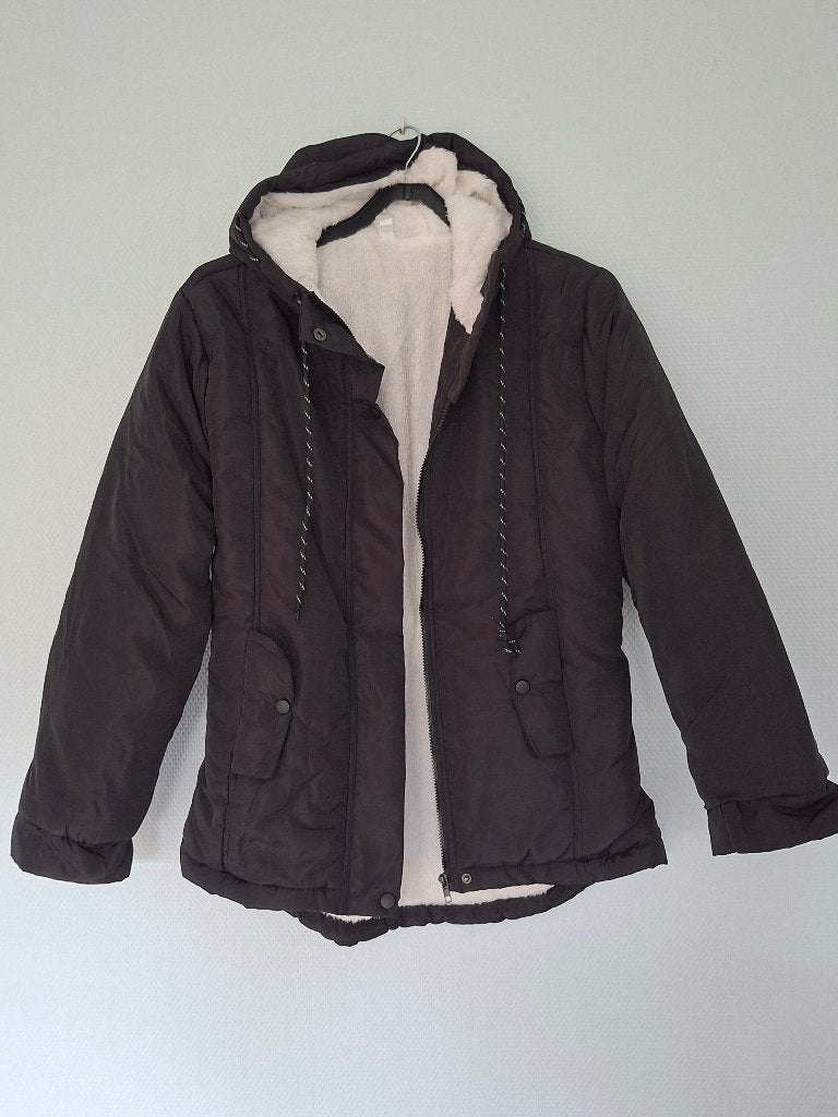 Winter jas, Maat 38/40 (M), Zwart, Nieuw, Ophalen of Verzenden