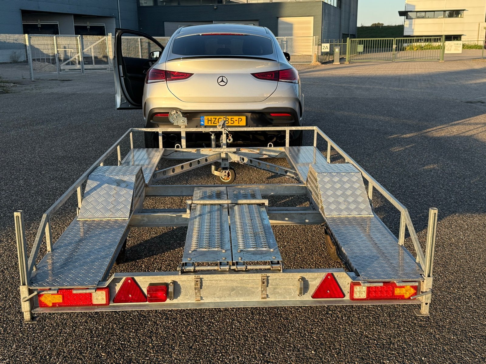 Trailer op maat voor Can-Am Maverick 1000R met lier, Ophalen, Zo goed als nieuw