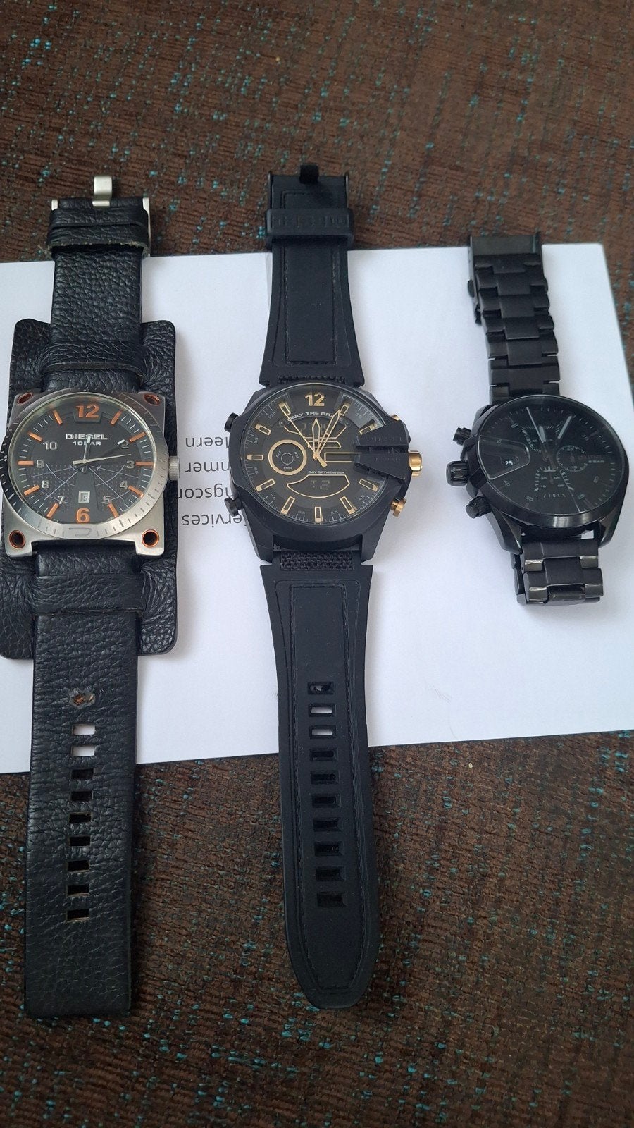 Diesel horloge, Ophalen of Verzenden, Zo goed als nieuw, Staal, Overige merken
