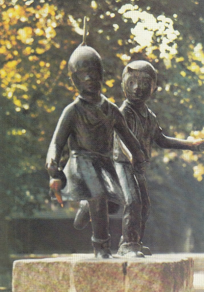 Ansichtkaart- Strip- Standbeeld - Suske en Wiske - Antwerpen, Verzenden, 1960 tot 1980, Ongelopen, Antwerpen
