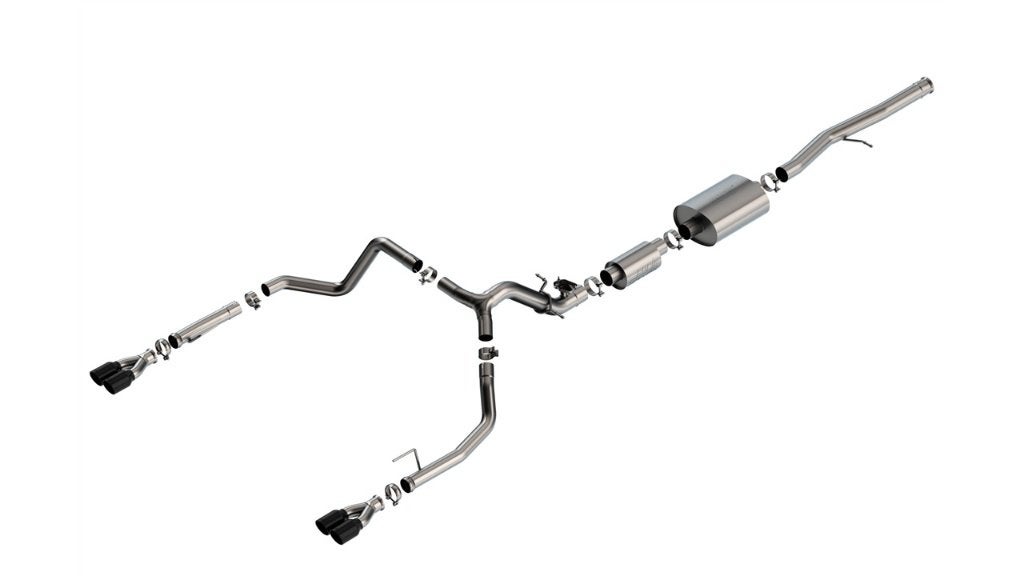 Chevrolet Silverado/GMC Sierra 1500 Borla uitlaat systeem, Auto-onderdelen, Ophalen, Gebruikt, Amerikaanse onderdelen