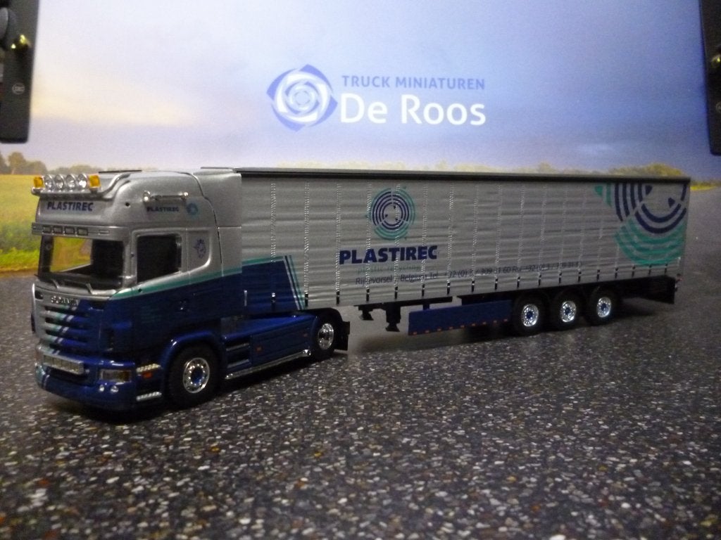 Tekno Scania R serie Plastirec, Hobby en Vrije tijd, Modelauto's | 1:50, Ophalen of Verzenden, Nieuw, Bus of Vrachtwagen, Tekno