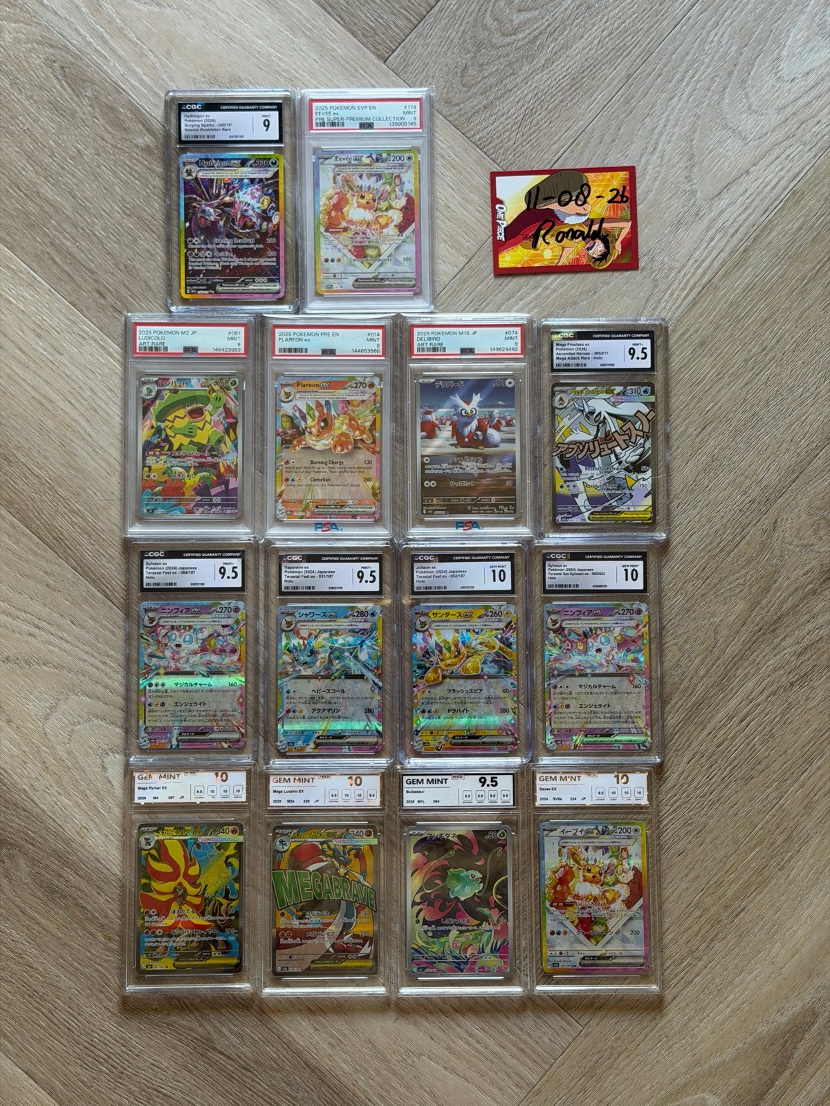 🔥 Pokémon PSA/CGC/NXR Graded Set – 14x Slabs Set Pokemon, Ophalen of Verzenden, Zo goed als nieuw, Meerdere kaarten