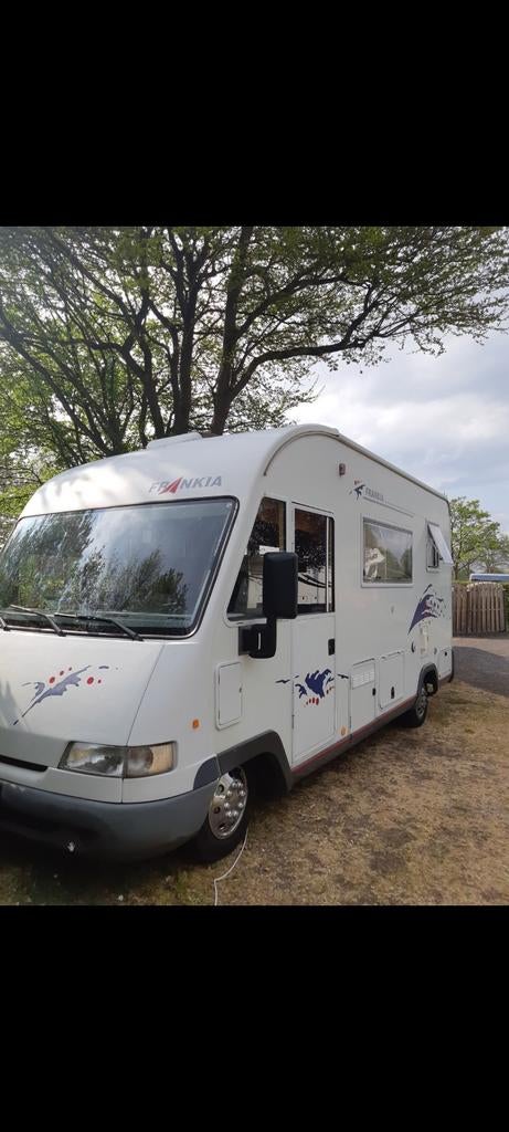 Frankia camper, Caravans en Kamperen, Integraal, Ringverwarming, Fiat, 6 tot 7 meter